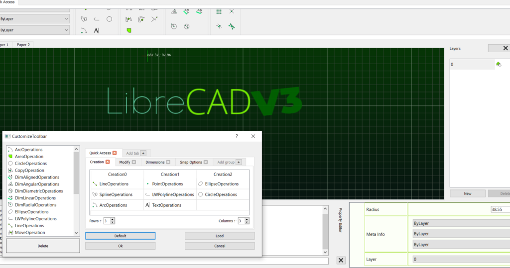 LibreCAD 2.2.0.1 free download